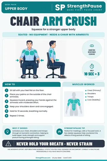 Chair Arm Crush card